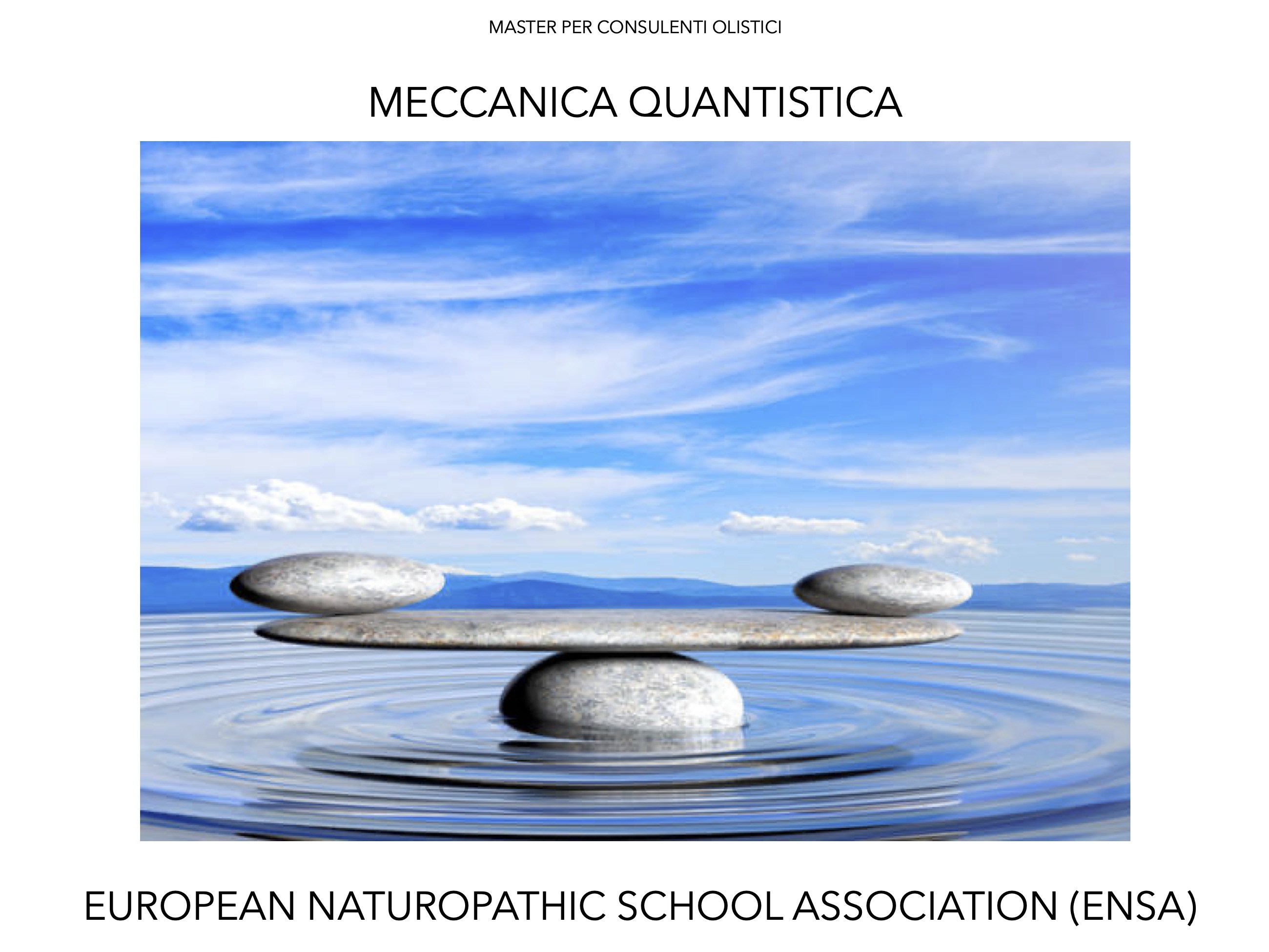 MECCANICA QUANTISTICA